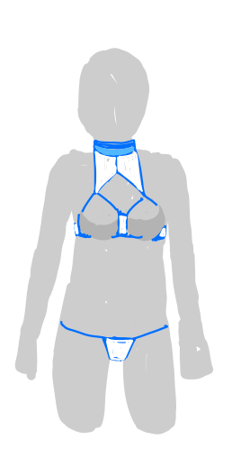 線じゃなくシルエットから描くのもやってみたいよね(謎の絵) 