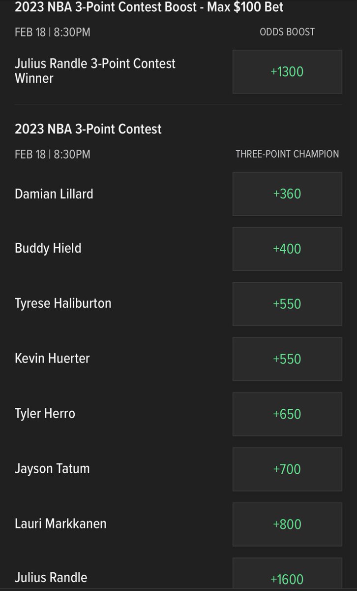 ChicagoLeoB's tweet image. This is why you never trust the Odds Boost! 😂 Julius Randle pays 13 to 1 as an odds boost and 16 to 1 without… “boosting” your odds is worse than just making the bet itself! #nba #ALLSTARWEEKEND #SportsGambling