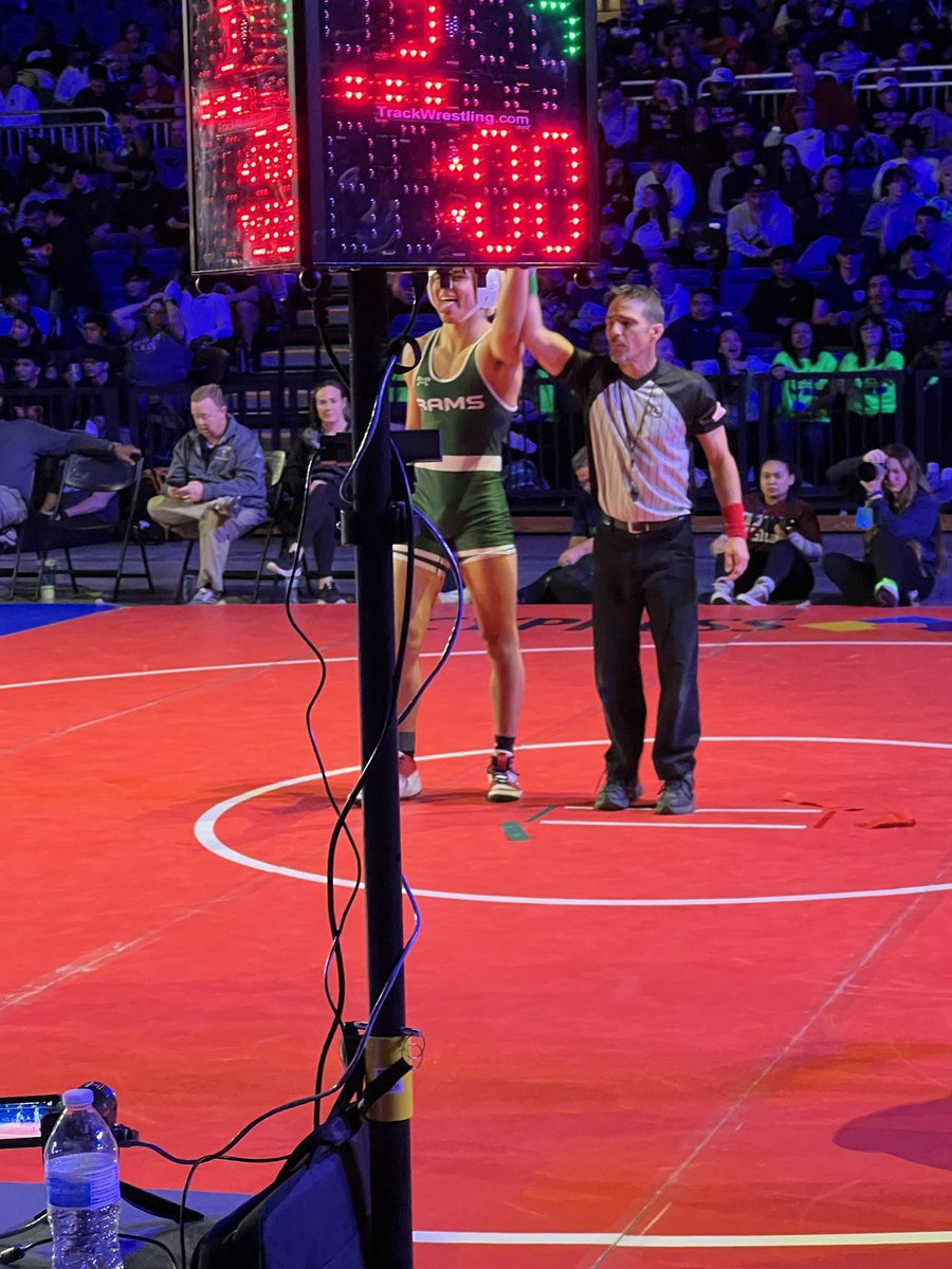 SISD_HS's tweet photo. Congratulations to Gavin Ramos he is now the 150 lb UIL 6A Wrestling State Champion #TeamSISD #Excellence #earnyourhorns @WrestlingrRams @CoachCal_AD https://t.co/FKM6C6fwgo