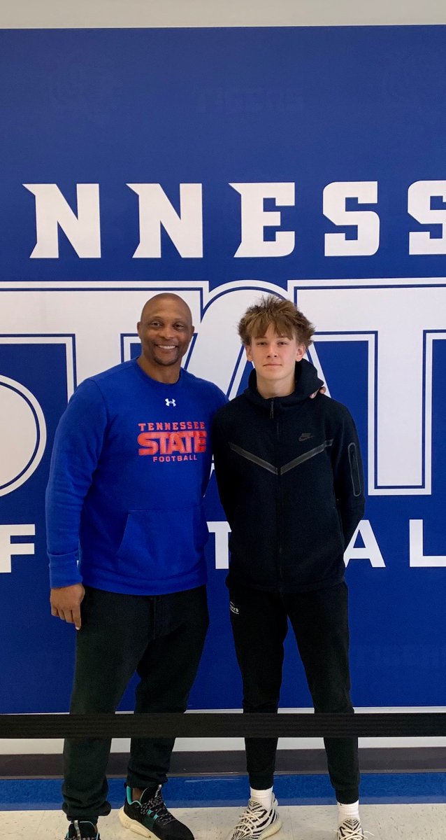 Cam O’Hara QB 2026 ✞ (@cameronohara15) on Twitter photo Great day at <a href="/TSUTigersFB/">Tennessee State Football</a>💯 Appreciate your time <a href="/EddieGeorge2727/">Eddie George</a>
<a href="/coachtheronaych/">Theron Aych</a>
<a href="/CoachBFish25/">Brandon Fisher</a>
<a href="/_CoachSWANSON/">Riley Swanson III</a>
<a href="/JohnLangFB/">John Lang</a> <a href="/CoachMcNutt/">Richard McNutt 🏈</a> <a href="/TSUFbrecruiting/">Tennessee State Football Recruiting</a> <a href="/NCEC_Recruiting/">NPA</a> <a href="/supermax100_/">Super Max 100</a> <a href="/VisionQb/">QB Vision</a> <a href="/CooperFootball/">Cooper Football</a> <a href="/QBHitList/">QBHitList.com</a> <a href="/KYHighFootball/">KY HIGH FOOTBALL 🏈</a> <a href="/PrepRedzoneKY/">Prep Redzone Kentucky</a>
#ROARCITY #GUTS Great day at <a href="/TSUTigersFB/">Tennessee State Football</a>💯 Appreciate your time <a href="/EddieGeorge2727/">Eddie George</a>
<a href="/coachtheronaych/">Theron Aych</a>
<a href="/CoachBFish25/">Brandon Fisher</a>
<a href="/_CoachSWANSON/">Riley Swanson III</a>
<a href="/JohnLangFB/">John Lang</a> <a href="/CoachMcNutt/">Richard McNutt 🏈</a> <a href="/TSUFbrecruiting/">Tennessee State Football Recruiting</a> <a href="/NCEC_Recruiting/">NPA</a> <a href="/supermax100_/">Super Max 100</a> <a href="/VisionQb/">QB Vision</a> <a href="/CooperFootball/">Cooper Football</a> <a href="/QBHitList/">QBHitList.com</a> <a href="/KYHighFootball/">KY HIGH FOOTBALL 🏈</a> <a href="/PrepRedzoneKY/">Prep Redzone Kentucky</a>
#ROARCITY #GUTS
