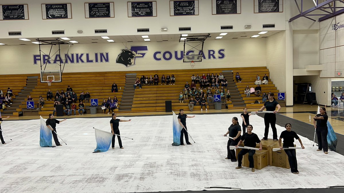 rangerbandnews's tweet photo. Our Riverside Winter Guard did an amazing job at today’s WTCA Field Day!  They came in 6th place out of 19 teams!!!  Go Rangers!  #riverside4ever @YISDFineArts @MaribelMguillen @raynaynae @CMBJJBSLB https://t.co/TEbkHMz0LH