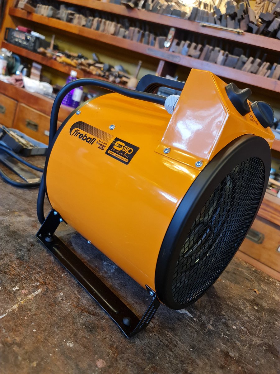 I contacted my industrial tool suppliers @sipindustrial earlier this week, as I needed a heater for a project I was making for Save The Children. This little powerhouse arrived early the next day, donated without charge to the project. What good eggs! Worked a treat.