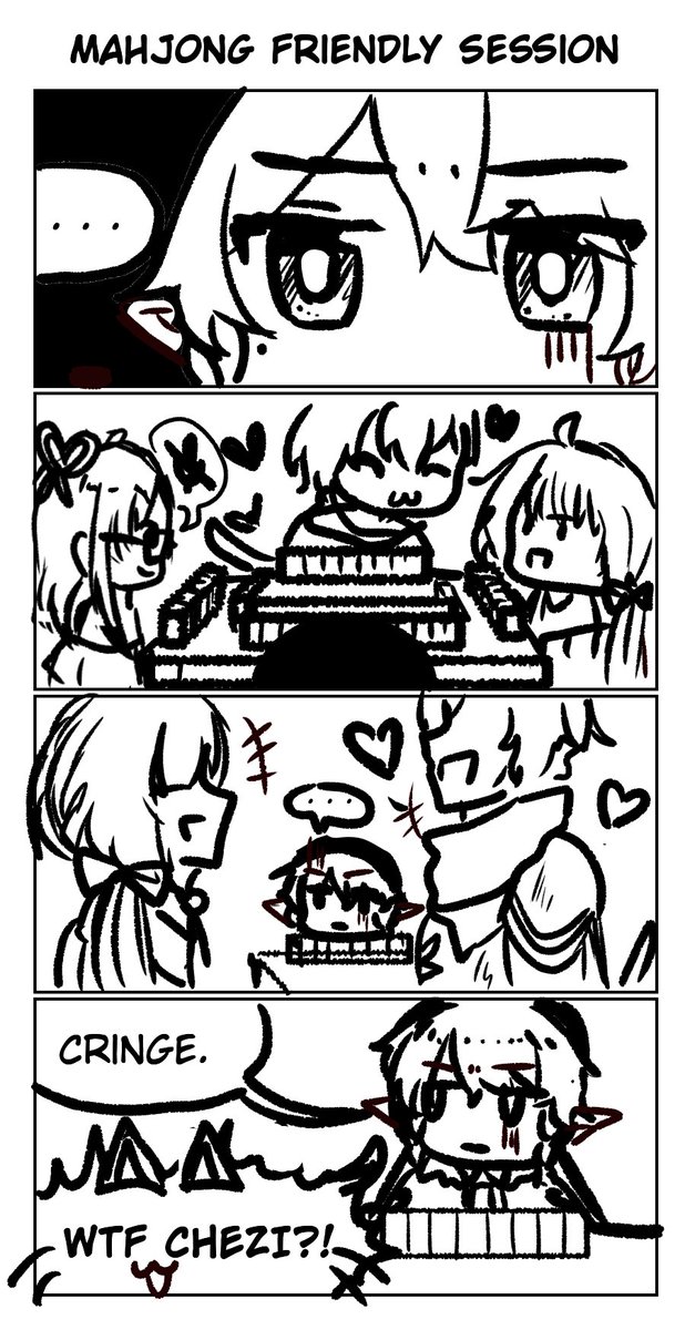 cheza_ric's tweet photo. Friendly jong streams (with @/meowtorias, @/Caramellemon1 and @/AlienMamaZim )
#ChARTza #morillust #illustorias https://t.co/qSfyccrlaL