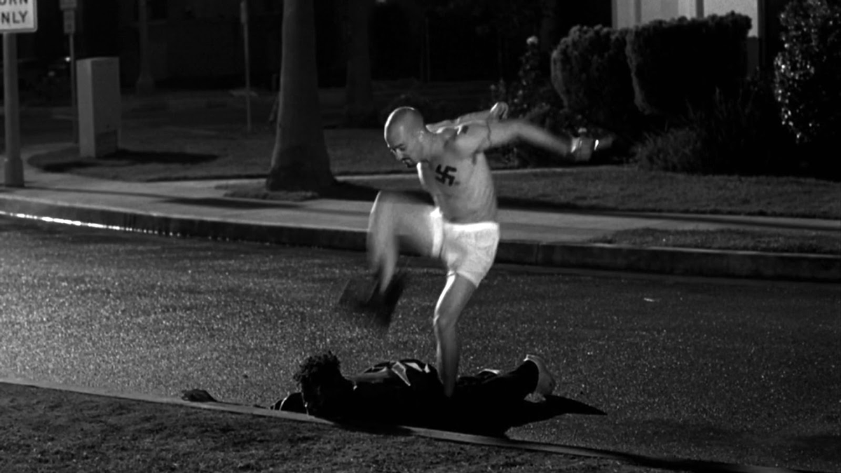 aphexsis's tweet photo. this scene but in these boots https://t.co/W006Enbcpf