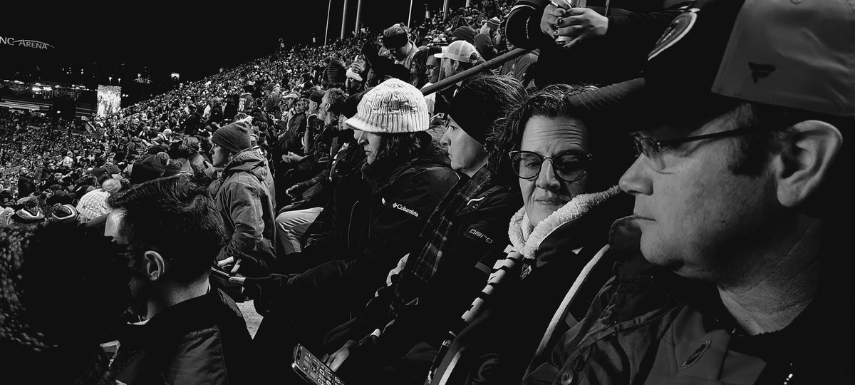 DonCornelius70's tweet photo. Some black and white photo action ππππππ!!!!!! #wasvscar #2023stadiumseries #LetsGoCanes #bunchofjerks #TakeWarning #forthecrown #cltfc4life https://t.co/zQAilPQGrA