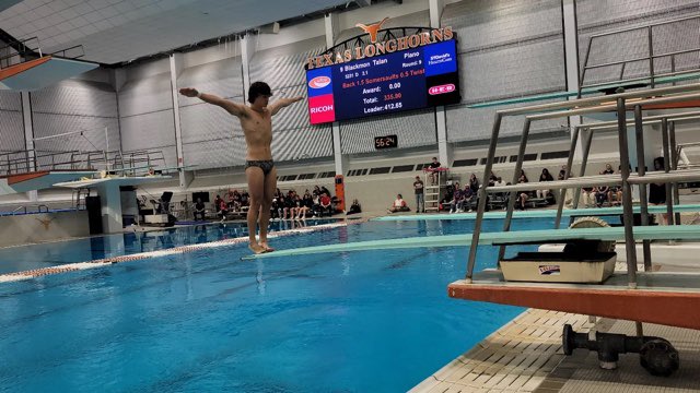 pshsswimanddive's tweet photo. UIL 6A Swimming &amp; Diving State Update! 

Congratulations Talan Blackmon on his incredible finish! 8th place in the State (482.5 points)! We all pause to watch and can't wait to hear more about this senior's incredible journey diving for Auburn next year! Go Talan!!!
@PSHSWildcats https://t.co/JKW6BOwYYE