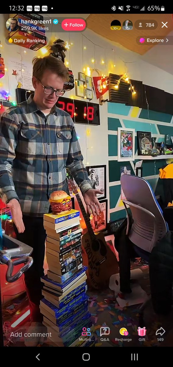 drewcp's tweet image. I haven&apos;t been able to watch much of the #ProjectForAwesome this year, but I was here for this!