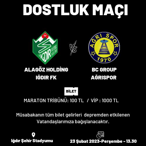 Alagöz Holding Iğdırspor 🆚 Bc Group Ağrıspor

🗓️ 23 Şubat 2023 - Perşembe
⏲️13.30
🏟️ Iğdır Şehir Stadyumu

#Iğdırspor #Ağrıspor