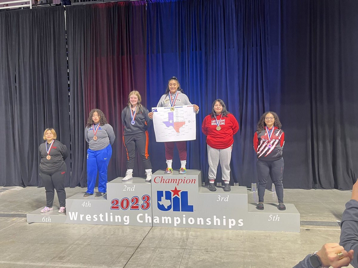 Hillcrest_Wr's tweet photo. Both Mercedes Fuentes and Clarence Sanders get All-State Honors for Hillcrest as Mercedes places 6th and Clarence places 4th at the UIL State Championships.  Great job to both wrestlers. https://t.co/mmEJHzKtEW