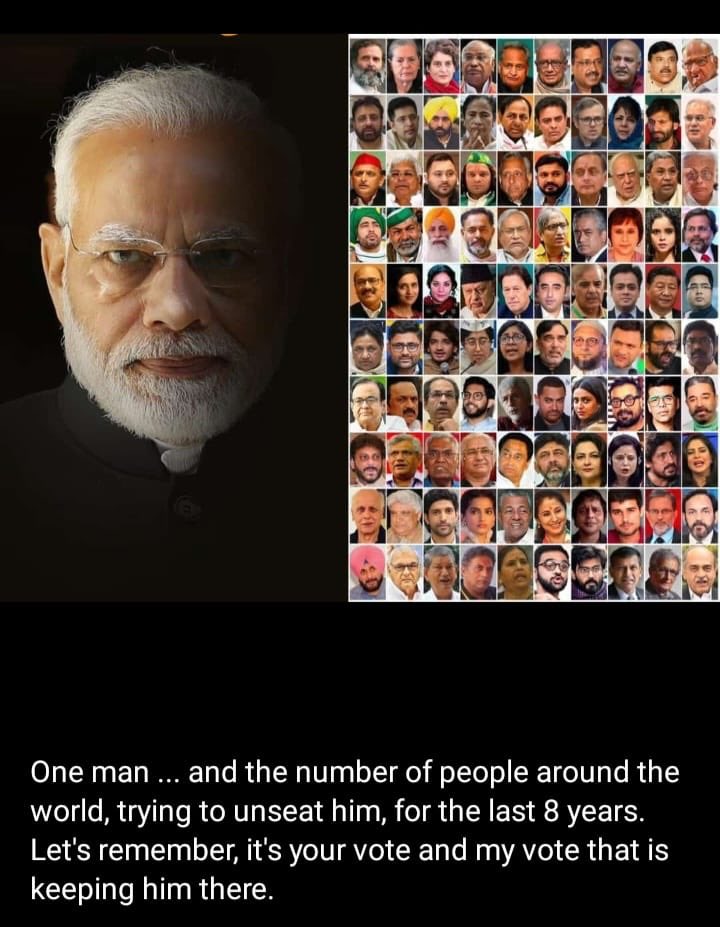Anil_bade2's tweet photo. #एक_एकेला_मोदी_सब_पे_भारी
बात मोदी जी की हो गई तो
लाख राहुल कांग्रेस सोरोस बीबीसी हिडनबर्ग लिबरल येरे गेरे मारने गिराने की कोशिश करले
भारत की जनता में छत्रपति राजा शिवाजी की तरह बस गए है
#मोदी 2024 में तीसरी बार प्रधानमन्त्री बनने से कोई नही रोक सकता
#Trust_Modi https://t.co/Dpx71lvmFW