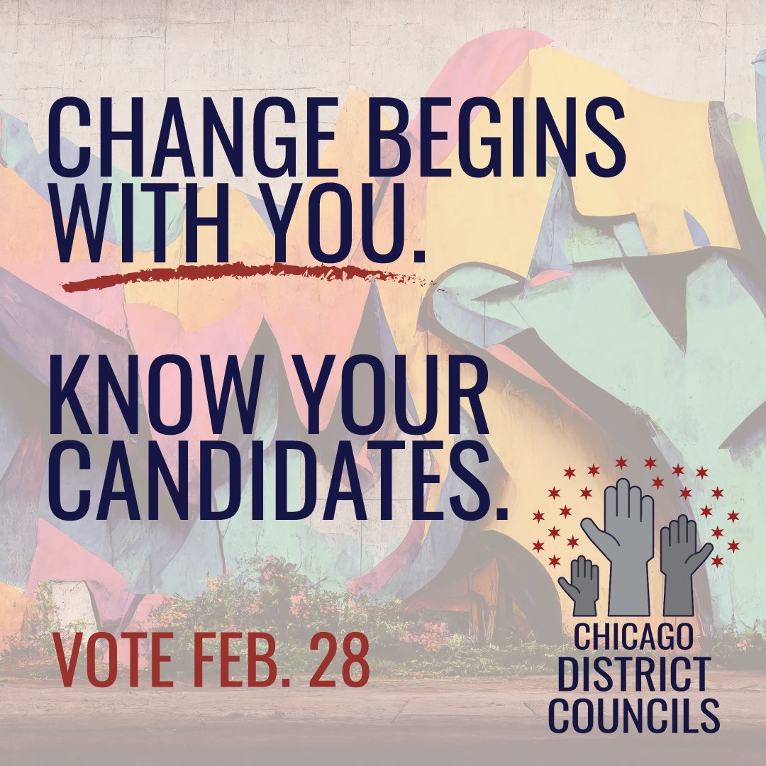 For decades, 1000s of Chicagoans have sought more civilian voice in policing. With backing from 80+ orgs, City Council passed the Empowering Communities for Public Safety ordinance in 2021. 👉🏼Feb 28 is the inaugural election for District Council members. 🫵🏽 Vote! #ClientNews
