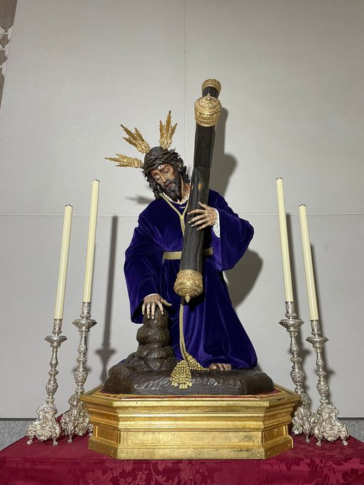 Horario e Itinerario Vía Crucis de Nuestro Padre Jesús de Salud y Pasión en su tercera caída. Almería 25 de Marzo del 2023