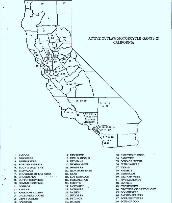 Los Angeles Gang Territory Map Maps Database Source Hot Sex Picture