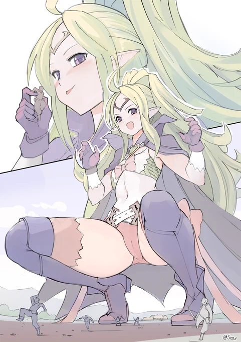 巨大化覚醒ノノ(FE)skebリク 