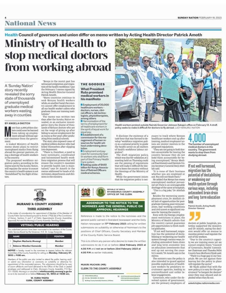dr_bosibori's tweet photo. 4000 unemployed doctors will now need a ‘special pass‘ to seek opportunities abroad!😡 
You can’t have highly skilled professionals jobless after >7 years of training &amp; now want to regulate how they will seek greener pastures!
We need a Health Service Commission #EmployDoctorsNow https://t.co/hDFWhD2pt9