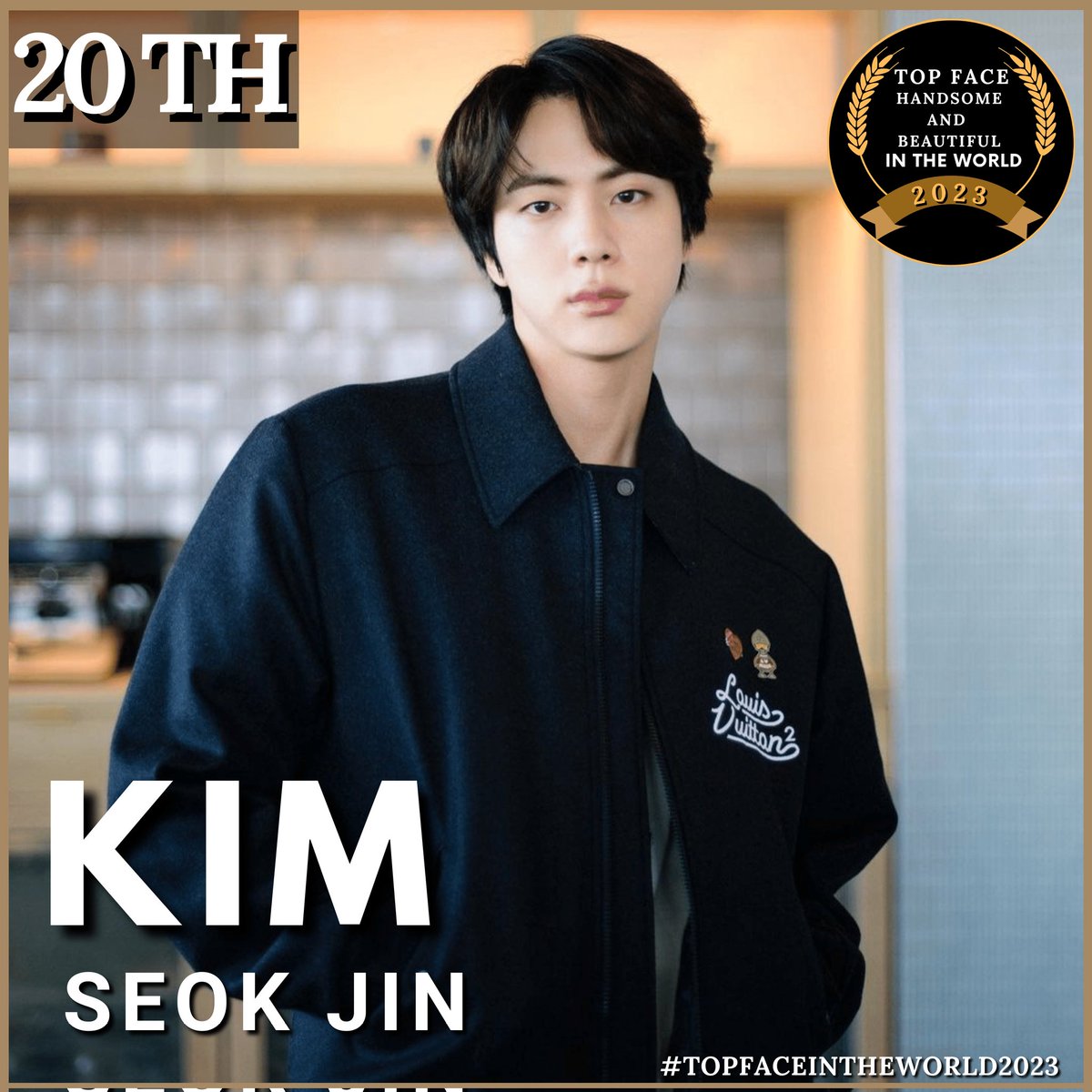 Congratulations to CHA EUNWOO & KIM SEOK JIN as the tenth position TOP FACE IN THE WORLD 2023 versi @100thebestface and @awards_special Thanks to the fans who have supported their respective idols #topfaceintheword2023 #100thebestface #specialawards