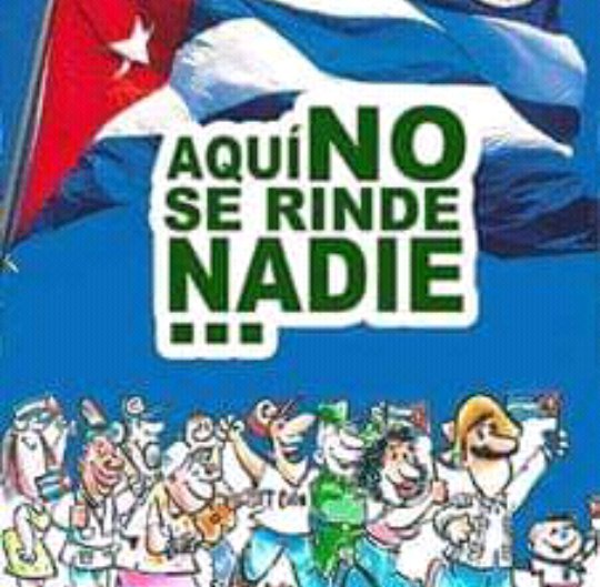 Miranda21351244's tweet photo. @ESanchezcub #TeRetoA a gritar "Aquí no se rinde nadie ..."
#Cuba ❤ https://t.co/BTmJtIkkT6