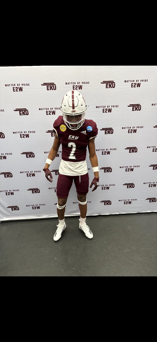 JaimierScott's tweet image. Thanks for having me today @EKUFootball @CoachKevMac @CoachJMStevens #fego #wantmore ❤️🖤