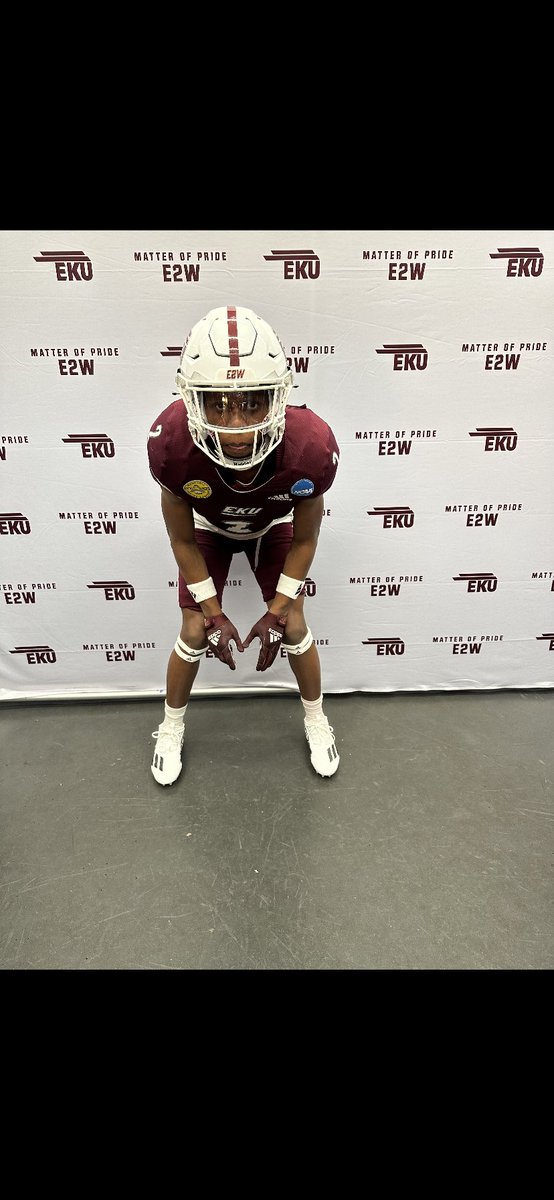 JaimierScott's tweet image. Thanks for having me today @EKUFootball @CoachKevMac @CoachJMStevens #fego #wantmore ❤️🖤