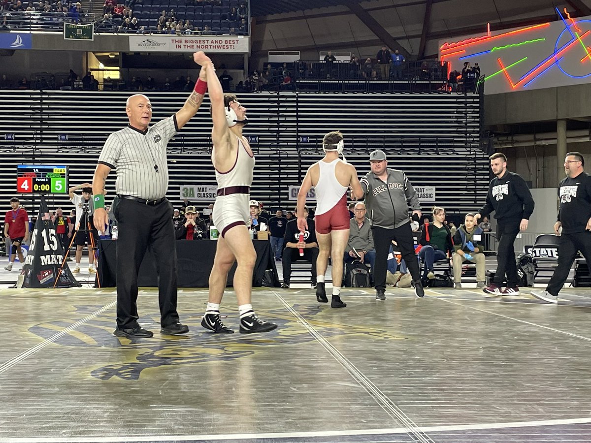 wiaawa's tweet photo. 2023 WIAA 1A Boys 182 lb. State Wrestling Champion:

Mateo Sanchez (Montesano)

@GesaCU @USMC #matclassic https://t.co/HBtWfMEP1l