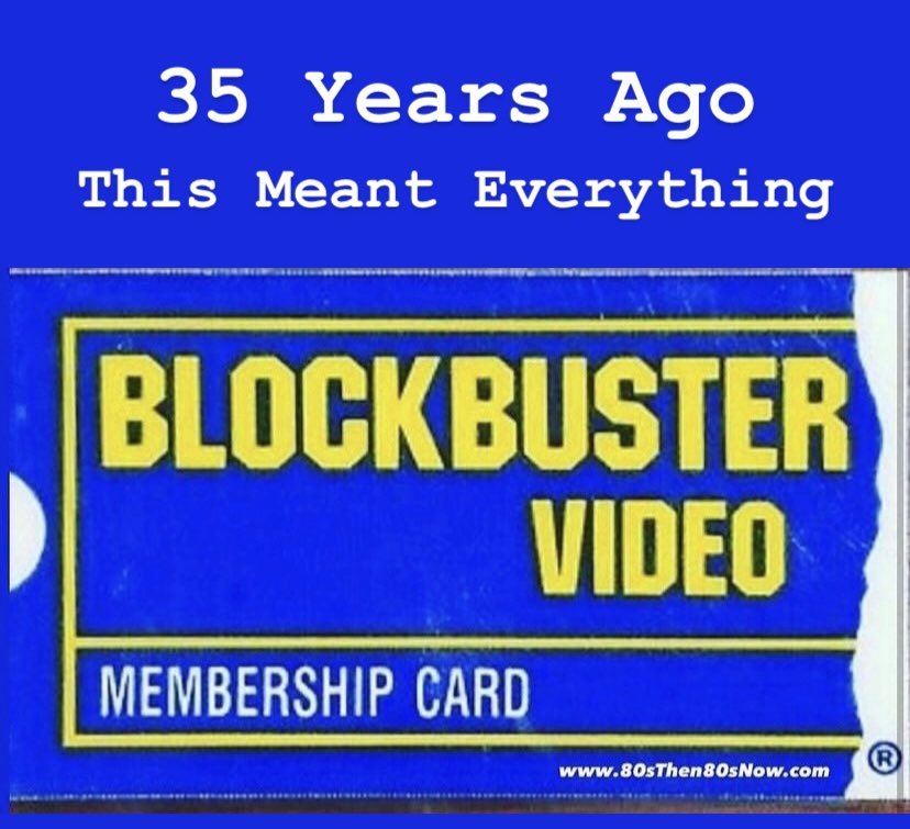 80sThen80sNow's tweet image. Long Before Social Media, if You Wanted a Specific Movie or Video Game You Had to Get Dressed and Walk to Your Nearest Blockbuster and PRAY There Was Still an Available Copy.  👀

#BlockbusterVideo #VHS #80sMovies #VideoGames #Rentals #Popcorn