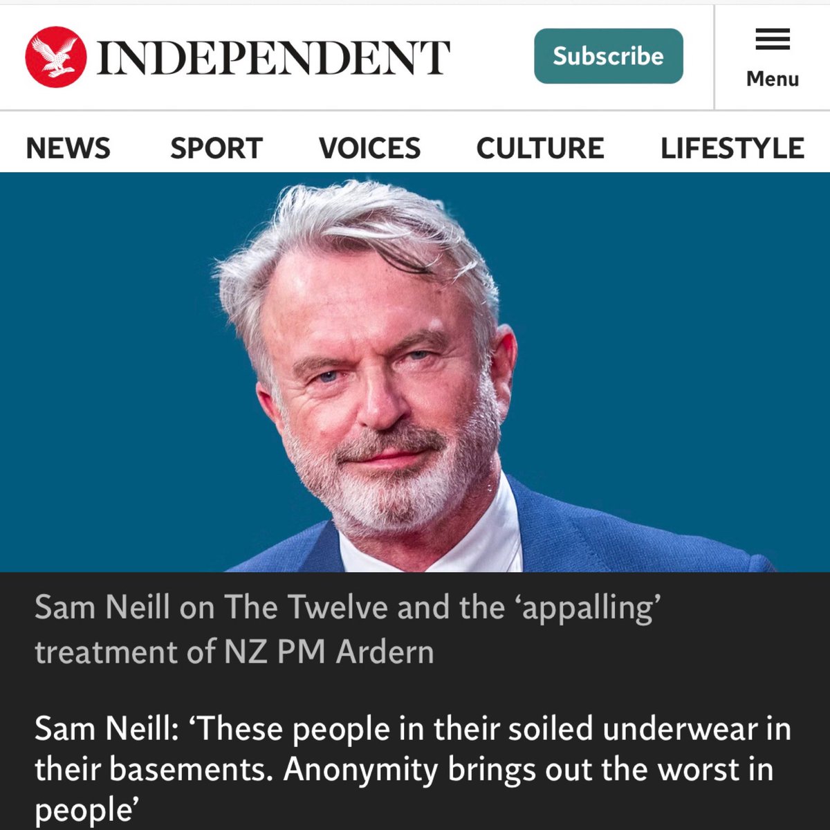 Sam Neill tweet media