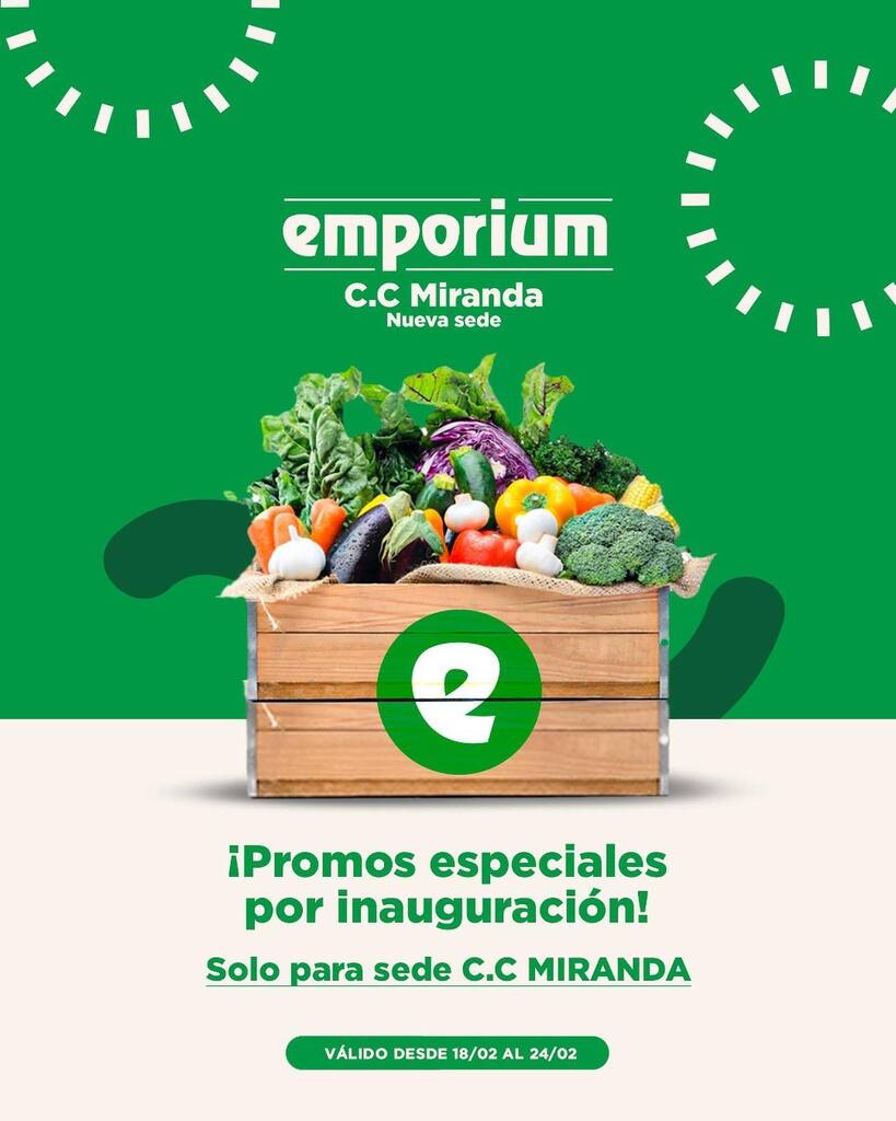 Emporium_Vzla's tweet photo. ¡LLEGÓ LO QUE TANTO ESPERABAS!
▪️Promoción calidad solo para C.C Miranda hasta el 24 de febrero▪️
Los esperamos mañana a todos porque ahora estamos, Más cerca de ti ✨
#emporium #ccmiranda #guarenas #inaguracion #promociones https://t.co/mUGAuxsbwB https://t.co/MiYLF4matE