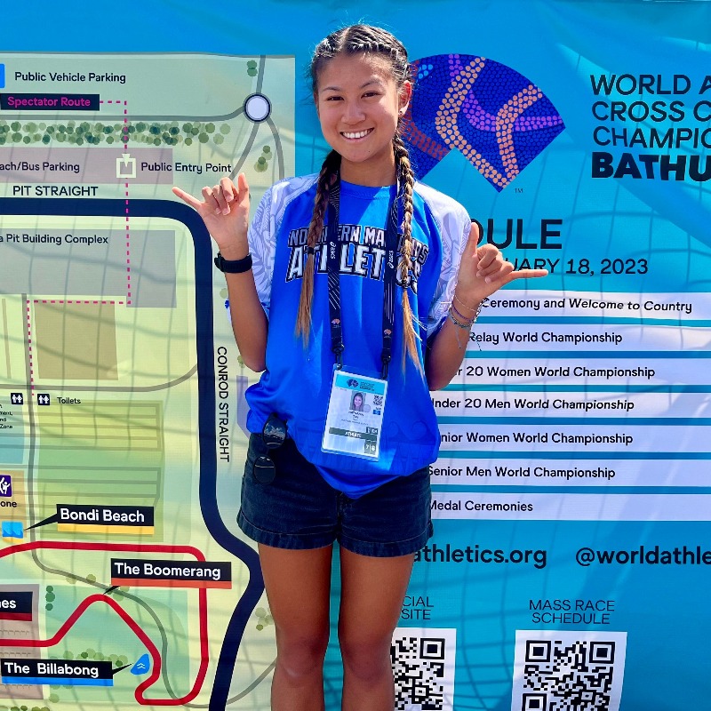 WorldAthletics's tweet photo. “I’m super grateful to be given this opportunity because I come from such a small island where the resources and competition is limited."

@WABathurst23 legacy inspires Pacific island athletes.