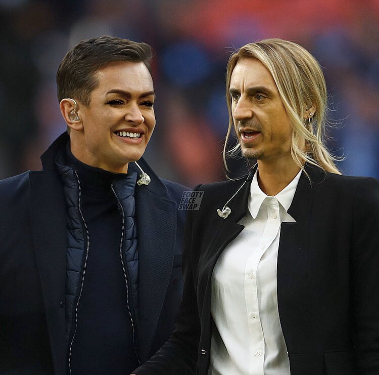laura_woodsy's tweet photo. Can’t believe I missed @GNev2’s birthday yesterday, but this image shouldn’t be confined to a once a year share anyway.

Happy Birthday Gary 🎈 

CC: @FootyFaceSwap 

#stephenmulhern #iggypop https://t.co/rD73sY23f3
