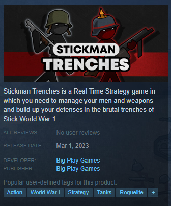 Stickman Trenches on Steam