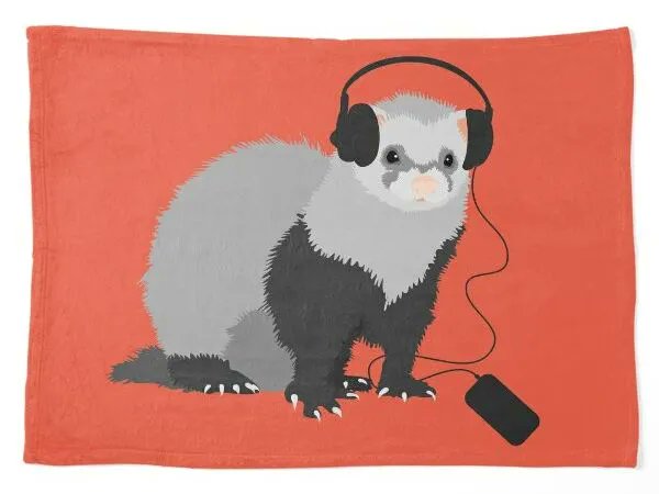 Snuggle up with your furry friend in our Funny Musical Ferret Pet Blanket 🎶🐾 redbubble.com/i/pet-blanket/…  #PetBlanket #FunnyFerret #MusicalFerret #FerretLovers #PetAccessories #EtsyShop #PetGifts #PetSupplies #PetBedding #PetLovers #FerretMomsAndDads'