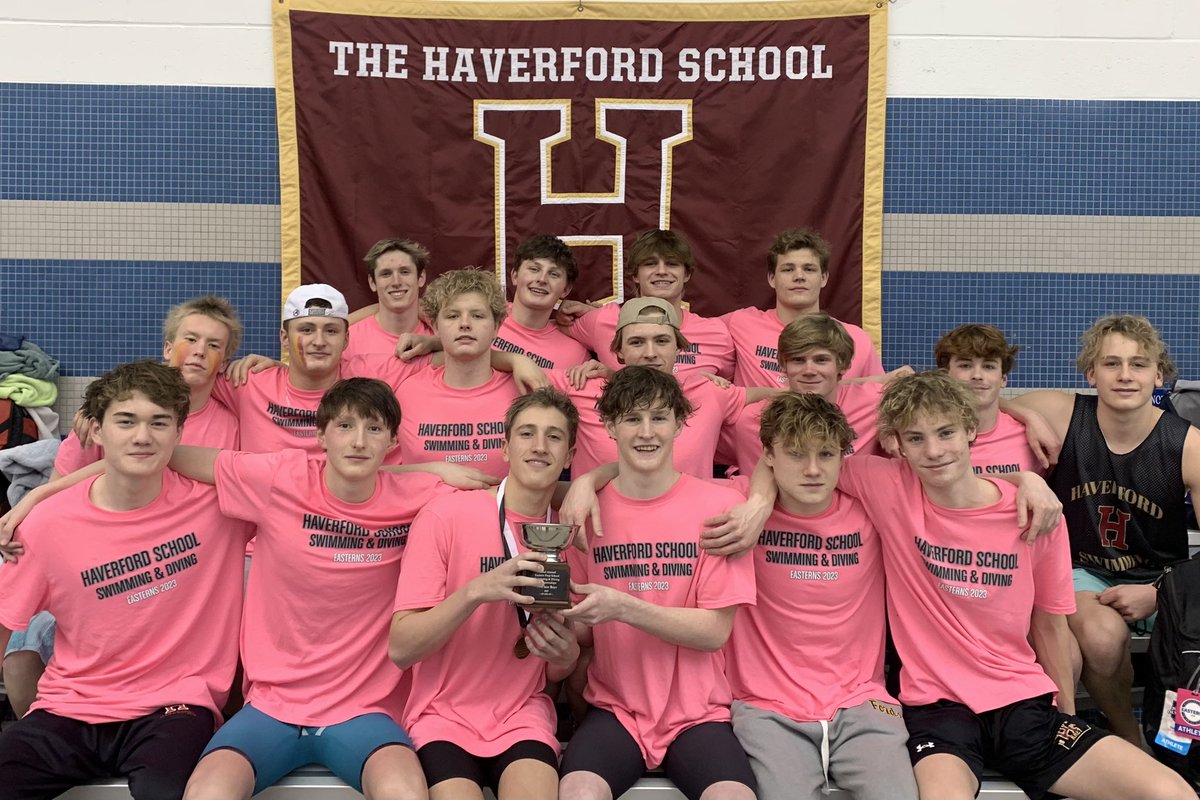 <a href="/FordsSwimming/">Fords Swimming</a> brings home its 10th  Easterns cup since 2012 with their 4th place finish at 2023 Easterns Swimming and Diving Championships. <a href="/GoFords/">Haverford Athletics</a> #STAYINYOURLANE