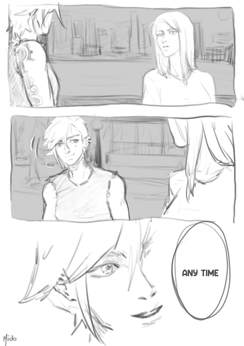 mimiendos's tweet photo. "Caitlyn has seen the way her eyes always seem to follow, intense and attentive, whenever her thumb flicks at her ring, or when she grinds her teeth, or checks her phone every minute. 

People don’t usually notice – but Vi does."
----
Just to know you're alive by pigeonmom (Ao3) https://t.co/Hz1KqG1pc3