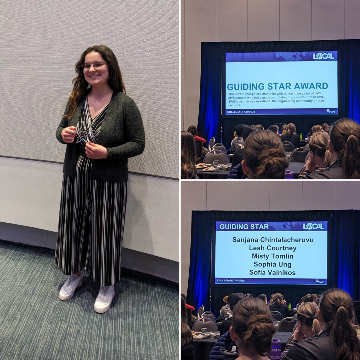 RebeccaEE's tweet photo. Congratulations Leah! A Guiding Star Award winner at #WELocalDetroit
@SWEIllinois https://t.co/KfqGEa6W8B