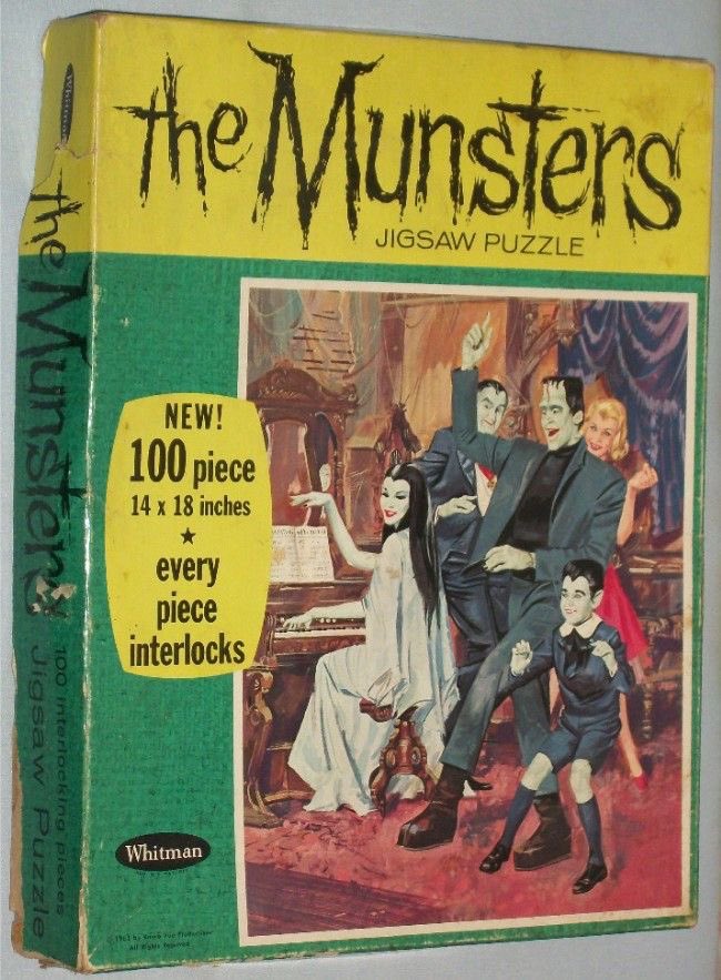 Let’s make a spooky puzzle tonight. Vintage The Munsters puzzle by Whitman. 
#puzzles #themunsters #HorrorCommunity #HorrorFamily