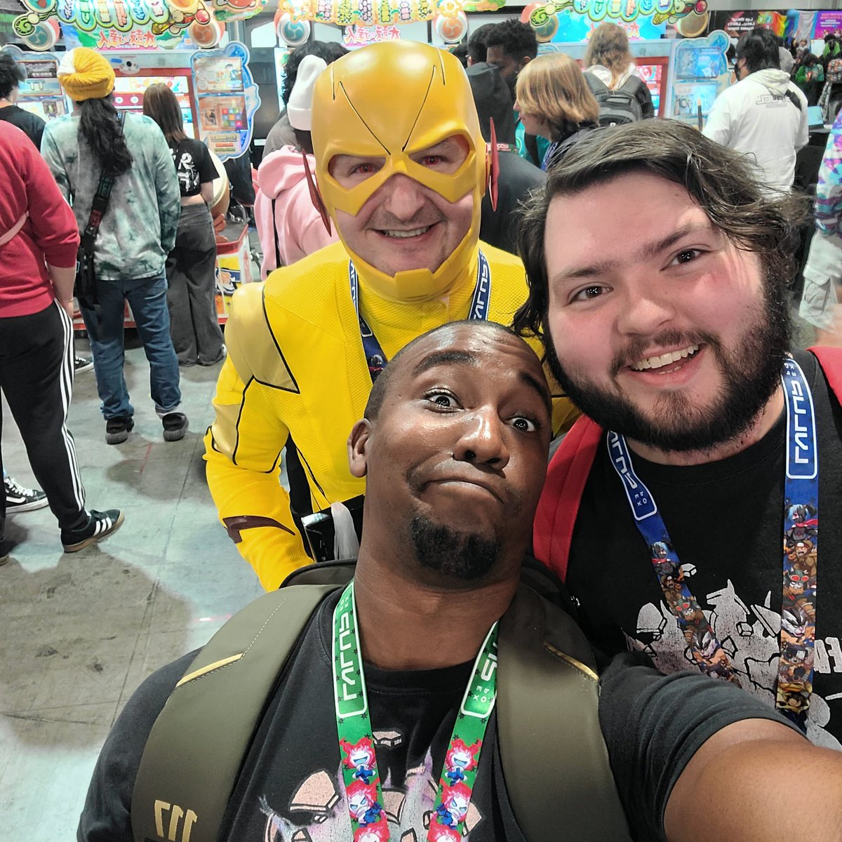 thecrackedbrain's tweet photo. Cracked Brain is back at @LVLUPEXPO for the weekend. End of Day 2 and we're having a blast. No panels this year, but we're always finding a way to bring some fun for everyone. https://t.co/ziCmeDY89k