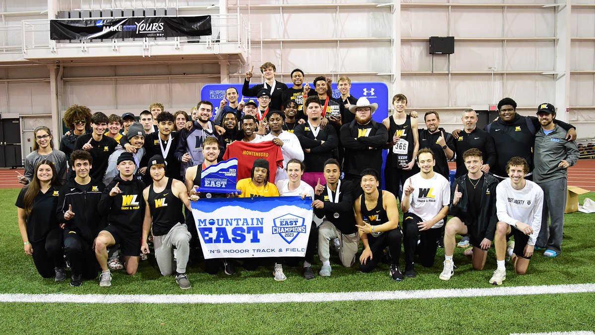 TheMountainEast's tweet photo. The 2023 Mountain East Conference Men's Indoor Track &amp; Field Champions: the West Liberty Hilltoppers https://t.co/eNdsPZDYpL