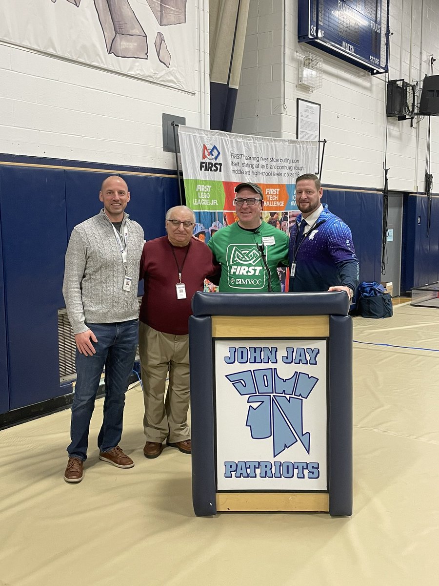 Wells4EdTech's tweet photo. John Jay High School Regional First Robotics Tournament was a huge success! Thank you to all of the community support and participants. @RoboticsJay @JamesAmodio8 @FIRSTweets @FTCTeams @johnjayseniorhs @WCSDEmpowers @ASchout10 @DLolkema @drbonkwcsd https://t.co/7UVKtIyR9e