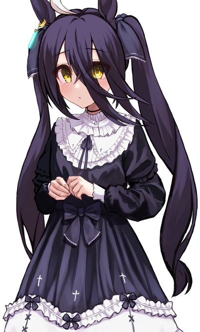 #ウマ娘 #マンハッタンカフェ カフェにこういう服を着てほしいという欲… 