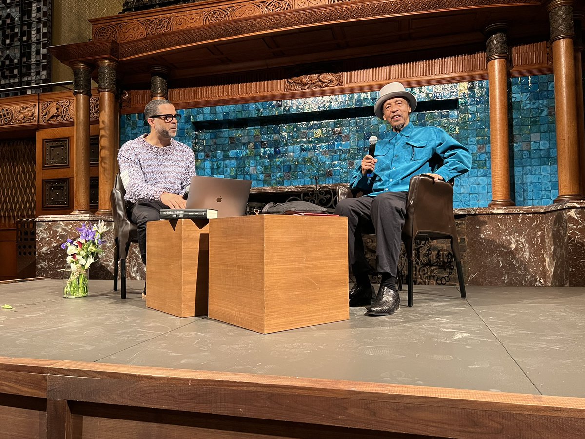 AACMNewYork's tweet photo. #Tonight the @AACMNewYork kicked off our residency at the @ParkAveArmory with a listening session with @morethan88 Jason Moran and #aacmmember #HenryThreadgill! It was a special evening filled with much love, history, memories and creative music! https://t.co/Hw4yFHsRQV