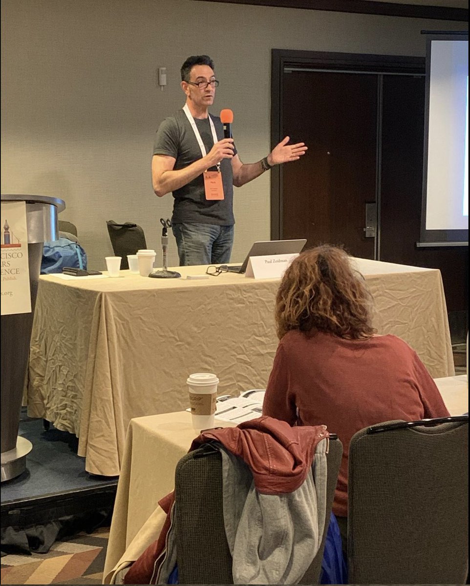 Got to do my #screenwriting presentation to a very receptive room at #SFWC2023 this weekend

<a href="/SFWC/">SFWC is for Writers!</a> <a href="/EJ_DeBrun/">EJ DeBrun</a>