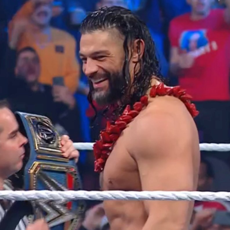WWEonFOX's tweet photo. Reigns had words for @SamiZayn's wife...

@WWERomanReigns #WWEChamber https://t.co/Lo5wm823xe