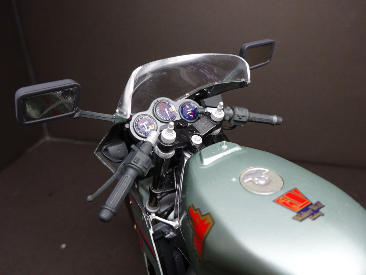 9fUM8tZL9WczczB's tweet photo. #プラモデル #プラモ #バイク #ハセガワ #Hasegawa #12scale #SUZUKI #スズキ #RG400Γ #LateVersion #WalterWolf #ウォルターウルフ #STUDIO27 #社外デカール #バイクプラモ盛上げ隊 https://t.co/tPNx7a9U0r