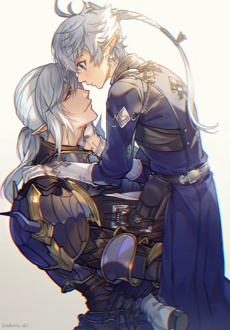 ※腐※ニャンフィノ英語版の「my little lord(一部抜粋)」に吃驚しちゃったよな…というmy little lordを湾曲して捉えてしまった業の深い腐女の落描きです…my…ね… 