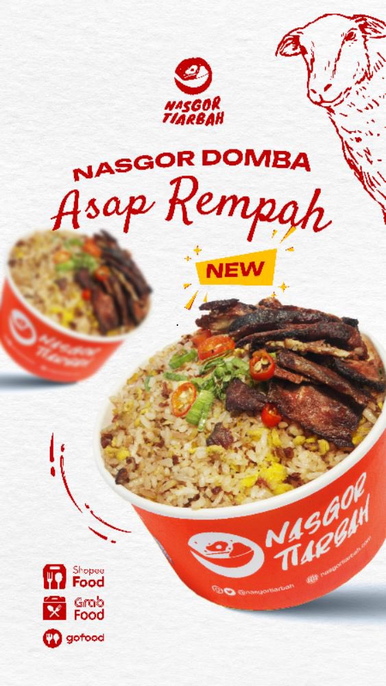 Kuota <a href="/nasgortiarbah/">Nasgor Tiarbah</a> Domba Asap Rempah tinggal dikit lagi nih. Pesen dong biar gak keabisan~~