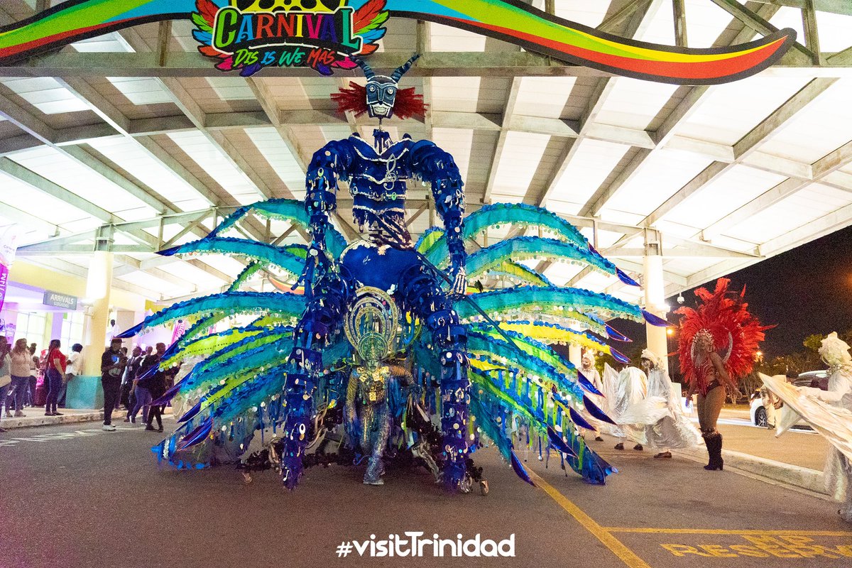 TourismTriniLtd's tweet photo. Dis Is We Mas. Welcome home to the Greatest Show on Earth, and please remember to be safe.
#visitTrinidad #TourismTrinidad #DisIsWeMas #TrinidadCarnival https://t.co/tSMPtXet9h