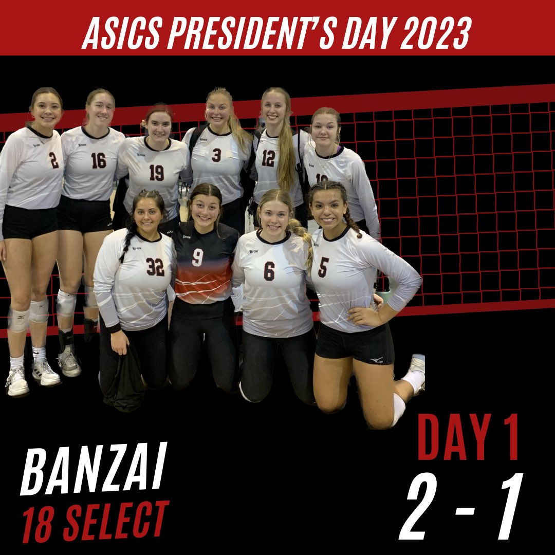 Banzai 18 Select (@banzai18select) on Twitter photo Way to work girls! Looked great on day 1, going 2-1! Same court same time Sunday. 4pm. Court 21 <a href="/Banzaivb/">Banzai VBC</a> <a href="/GreatPlainsVB/">Great Plains Volleyball</a> Way to work girls! Looked great on day 1, going 2-1! Same court same time Sunday. 4pm. Court 21 <a href="/Banzaivb/">Banzai VBC</a> <a href="/GreatPlainsVB/">Great Plains Volleyball</a>