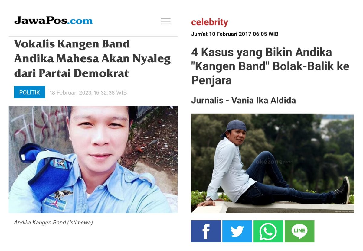 Sebagai salah satu caleg Demokrat, prestasi dan pengalaman Andika menyamai para sesepuh partai.,, Berprestasi menghasilkan banyak album seperti SBY... Berpengalaman masuk penjara seperti Andi Malarangeng