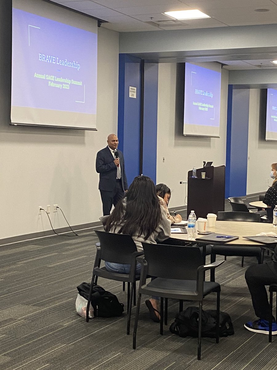 Amazing day at our 5th annual SAGE Leadership Summit! Thank you to our incredible guest speakers Harsh Dharwad CEO from Nihon Kohden DHS and SAGE alumn Daniel Ascencio. 💙 #ucisage #ucisagescholars #uci #brilliantfutureuci #alwaysasager
