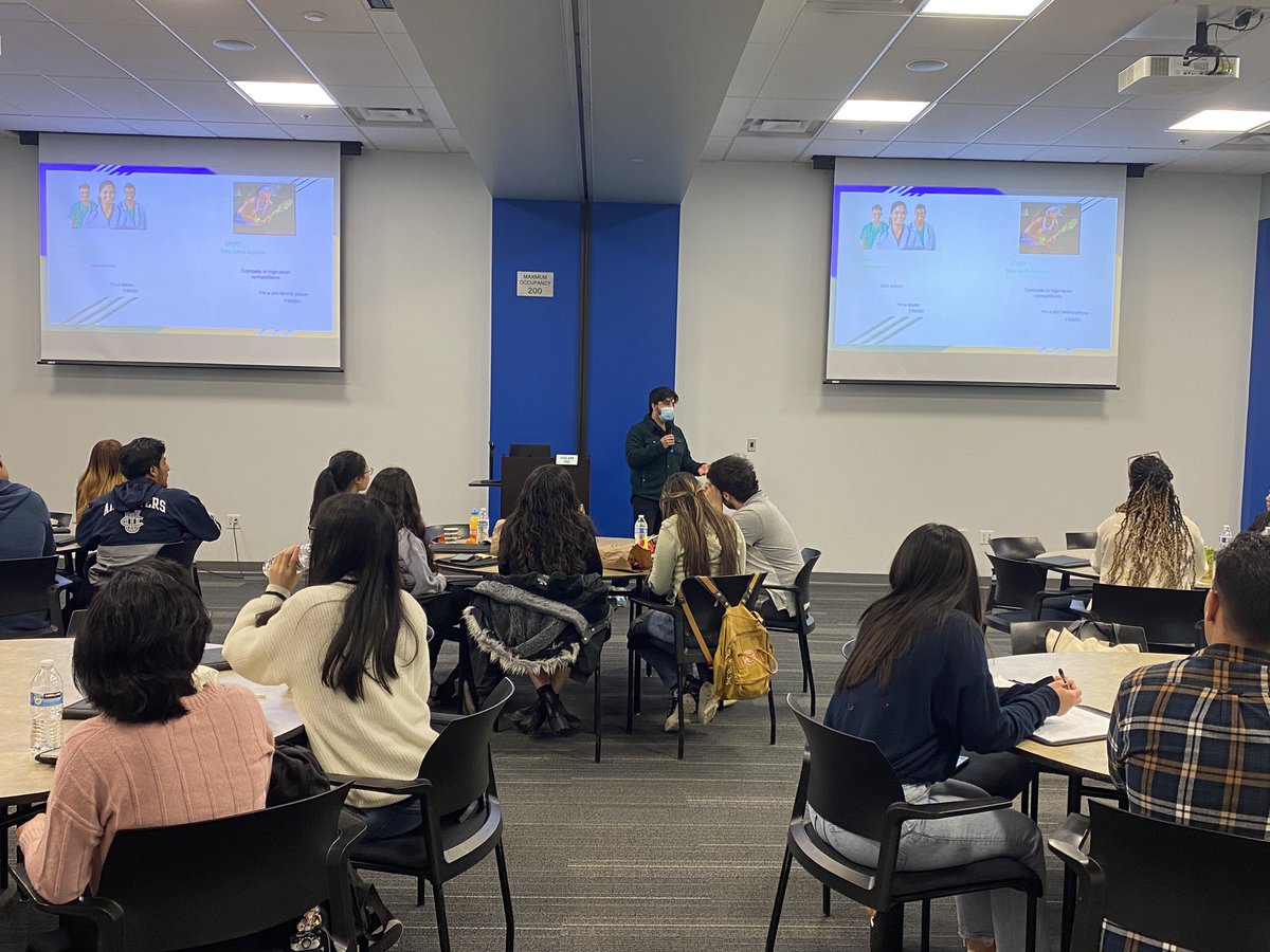 UCISage's tweet photo. Amazing day at our 5th annual SAGE Leadership Summit! Thank you to our incredible guest speakers Harsh Dharwad CEO from Nihon Kohden DHS and SAGE alumn Daniel Ascencio. 💙 #ucisage #ucisagescholars #uci #brilliantfutureuci #alwaysasager https://t.co/jaoBxKRnVu